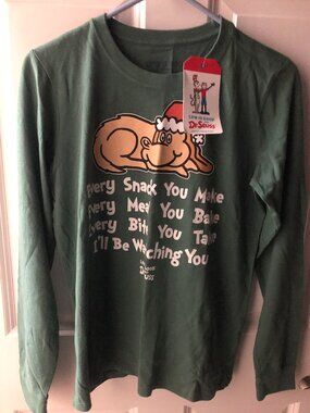 Life Is Good Dog Dr Seuss Long Sleeve Top - Women Small - NWT of $38.50